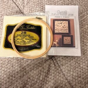 Counted cross stitch kit Phebe’s Forest